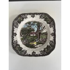 Johnson Bros Friendly Village Multicolor "The Stonewall" Plate